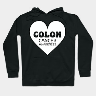 Colon Cancer Awareness Blue ribbon Fight Hoodie